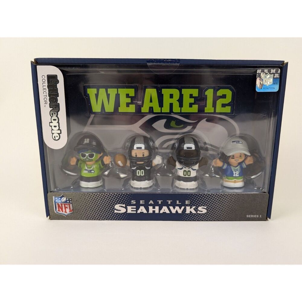 Little People Collector NFL Seattle Seahawks Fisher Price Series 1 NEW toys baby - Picture 2 of 8